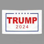 Trump 2024 Classic Rectangle Logo Banner