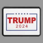 Trump 2024 Classic Rectangle Logo Hitch Cover