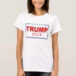 Trump 2024 Classic Rectangle Logo T-Shirt