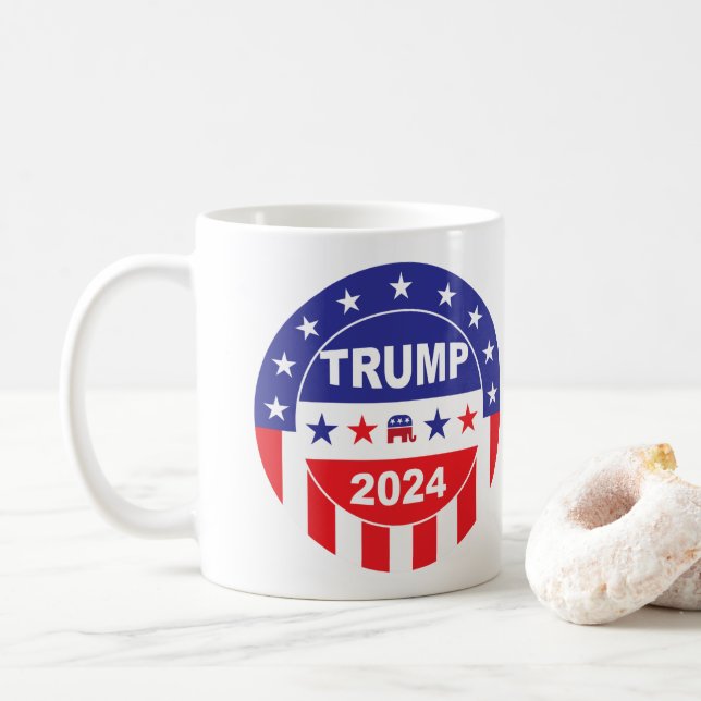 TRUMP 2024 COFFEE MUG (With Donut)