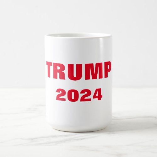 Trump 2024 Colorful Red White Gift Party Favor Coffee Mug