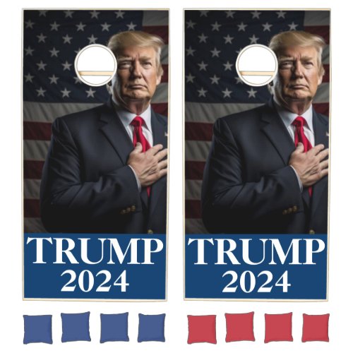 Trump 2024  cornhole set