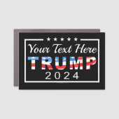 Trump 2024 Customizable Car Magnet (Front)
