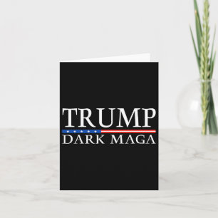 Trump 2024 Dark Mega President Donald Trump  Card