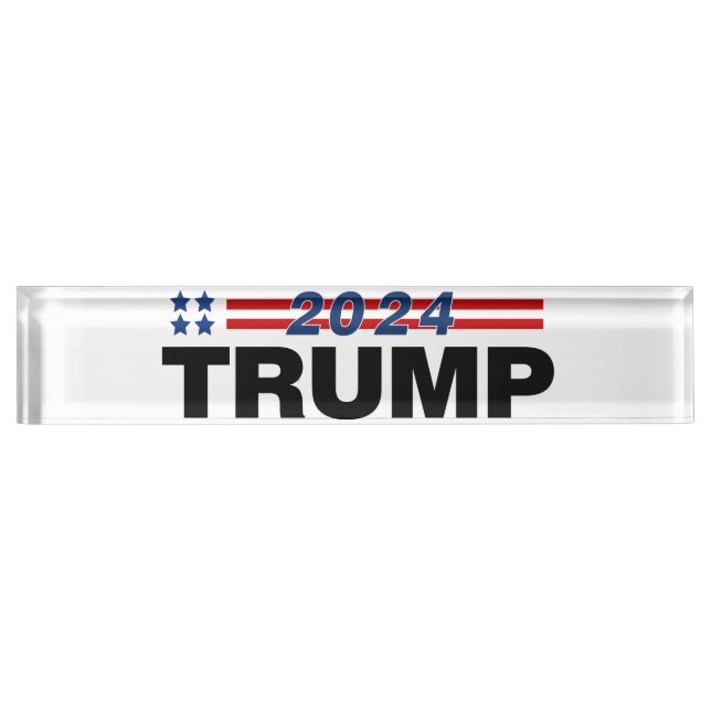 Trump 2024 desk name plate (Front)