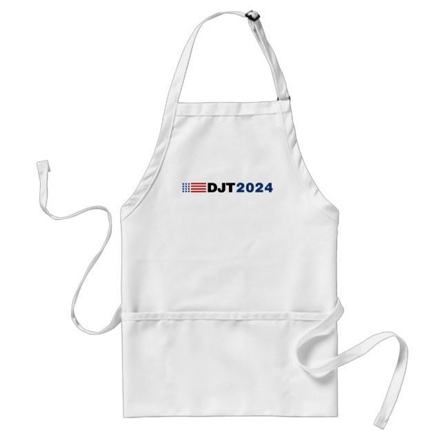 Trump 2024 DJT Adult Apron (Front)