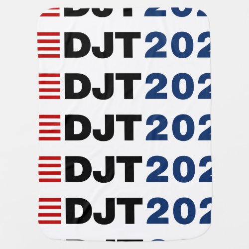 Trump 2024 DJT Baby Blanket