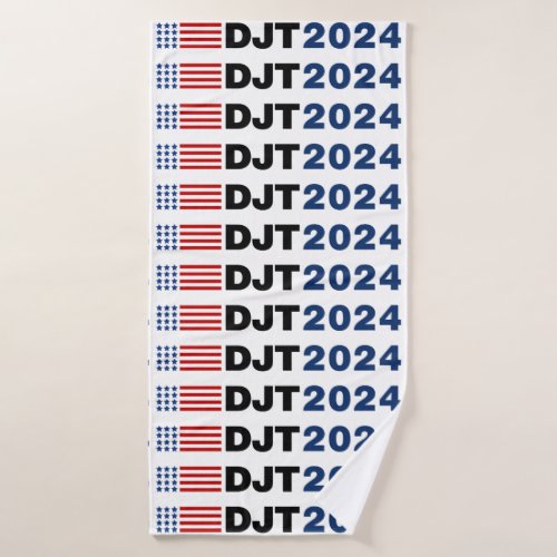 Trump 2024 DJT Bath Towel