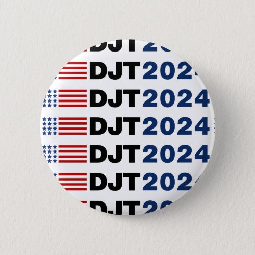 Trump 2024 DJT Button