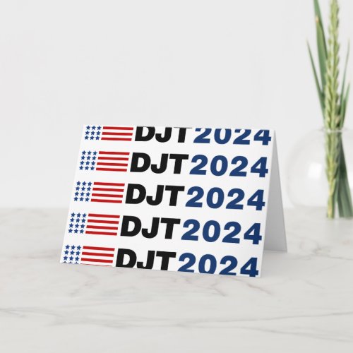 Trump 2024 DJT Card