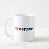 Trump 2024 DJT Coffee Mug (Left)