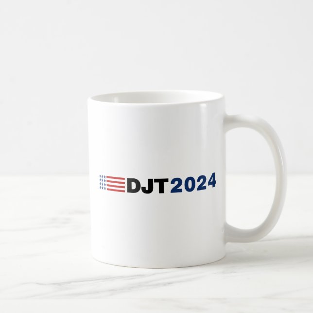 Trump 2024 DJT Coffee Mug (Right)