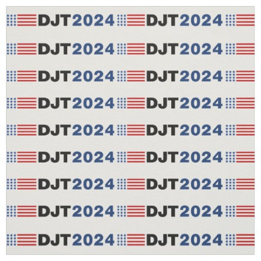 Trump 2024 DJT Fabric