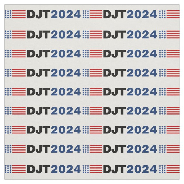 Trump 2024 DJT Fabric (Swatch)