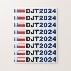 Trump 2024 DJT Jigsaw Puzzle