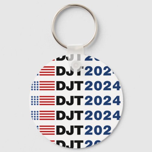 Trump 2024 DJT Keychain