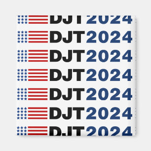Trump 2024 DJT Magnet