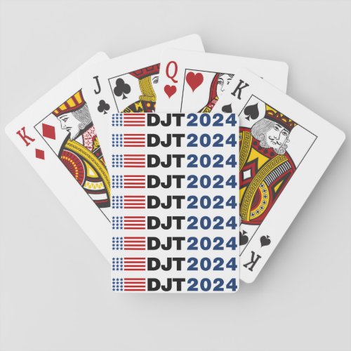 Trump 2024 DJT Poker Cards