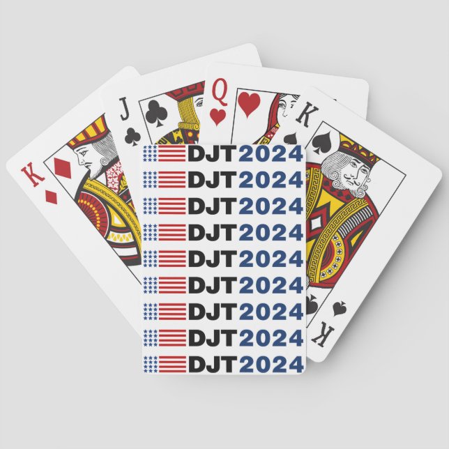 Trump 2024 DJT Poker Cards (Back)