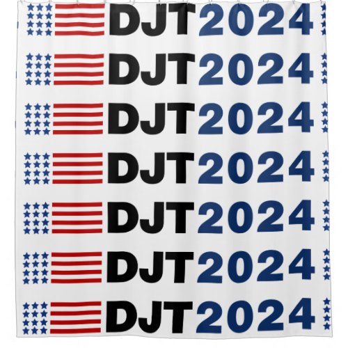 Trump 2024 DJT Shower Curtain