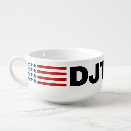 Trump 2024 DJT Soup Mug