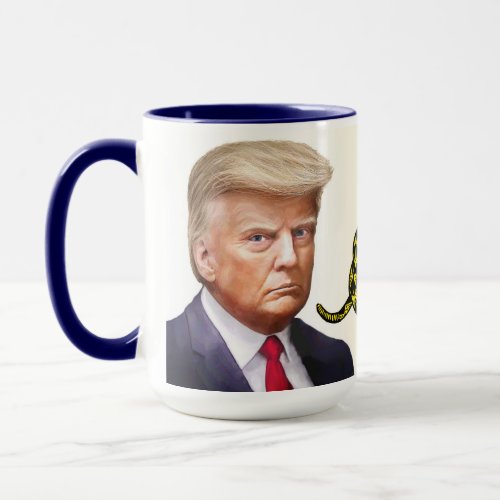 Trump 2024 Donât Tread on Me Mug Shot