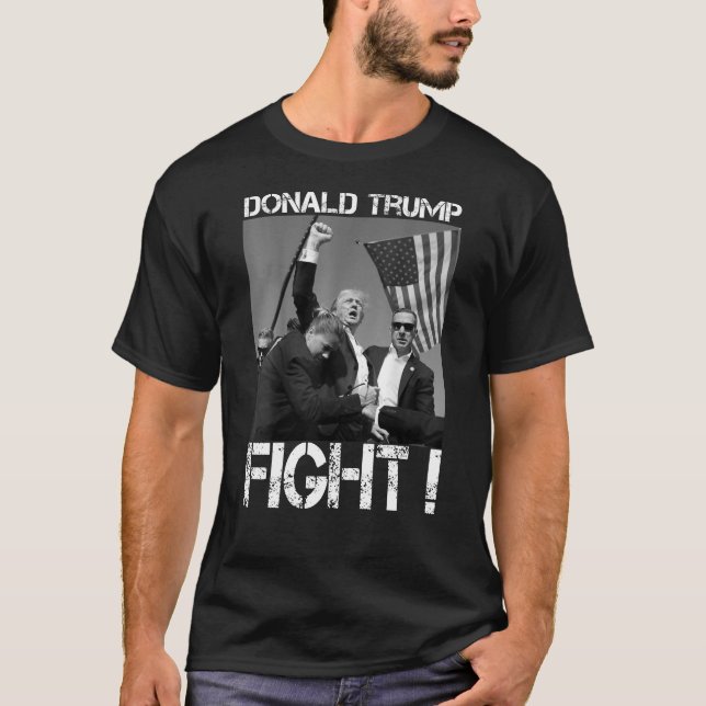 Trump 2024, Donald Trump fist Trump Fight 2024 T-Shirt (Front)