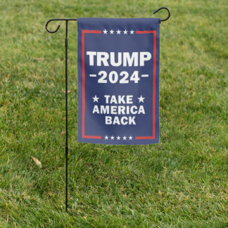 Trump 2024 Double Sided Garden Flag