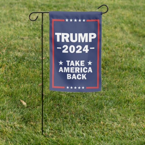 Trump 2024 Double Sided Garden Flag