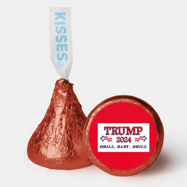 Trump 2024 Drill Baby Drill Hershey®'s Kisses® (Front)