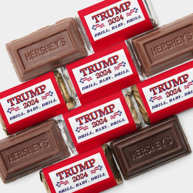 Trump 2024 Drill Baby Drill Hershey's Miniatures (Assorted)