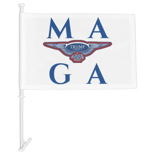 TRUMP 2024 EAGLE WINGS CAR FLAG