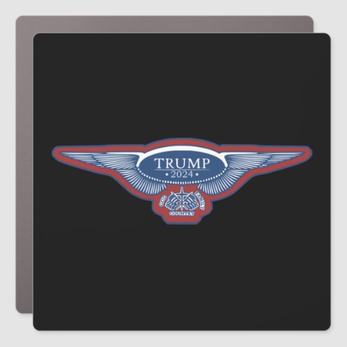 TRUMP 2024 EAGLE WINGS CAR MAGNET