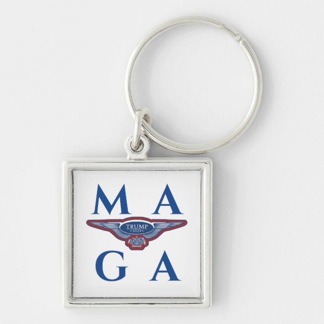 TRUMP 2024 EAGLE WINGS KEYCHAIN (Front)