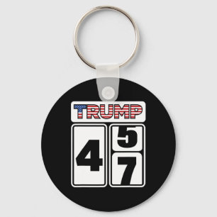 Trump 2024 Election 47 Victory Win President Inaug Keychain
