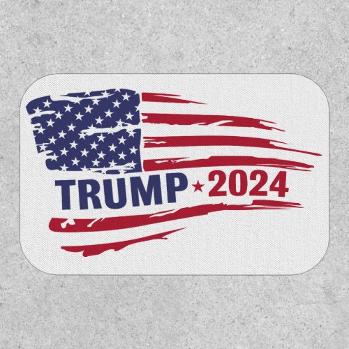 Trump 2024 Election American Flag Patch