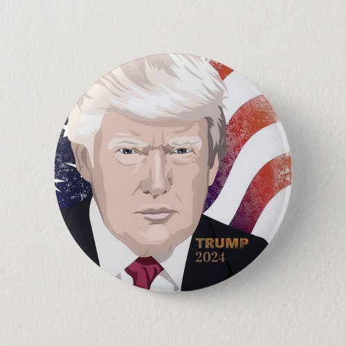 Trump 2024 Election Button