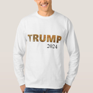 Trump, 2024 Election, White Long Sleeve T-Shirt