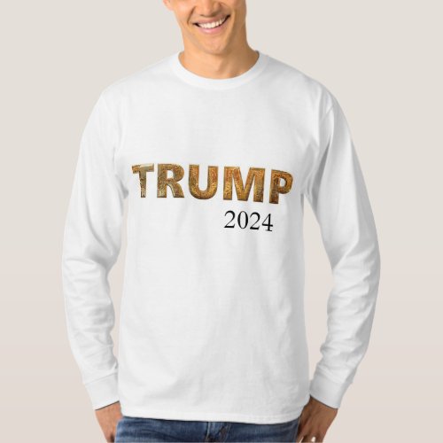 Trump 2024 Election White Long Sleeve T_Shirt