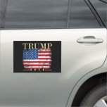 Trump 2024 Elegant Vintage Flag Car Magnet