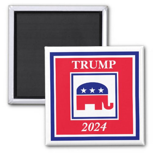 TRUMP 2024 Elephant Election Magnet