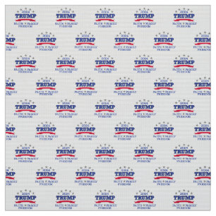 Trump 2024 Faith Family Freedom Fabric