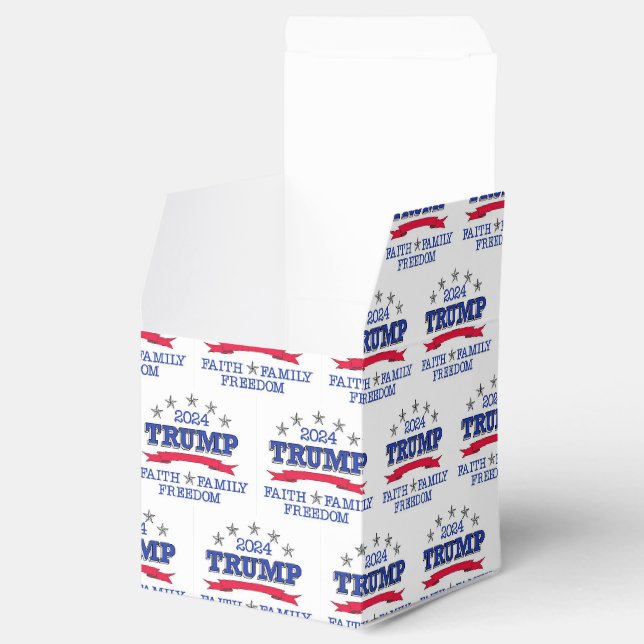 Trump 2024 Faith, Family, Freedom Favor Boxes (Opened)