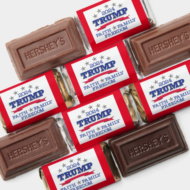 TRUMP 2024 Faith,Family,Freedom Hershey's Miniatures (Assorted)