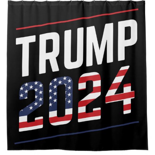 Trump 2024 Fan Design  Shower Curtain