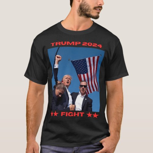 Trump 2024 Fight T-Shirt