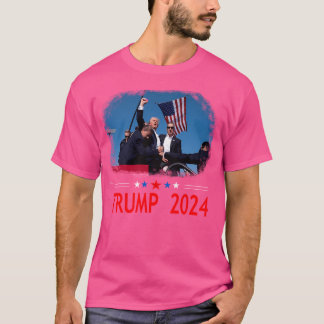Trump 2024 Fist Image T-Shirt