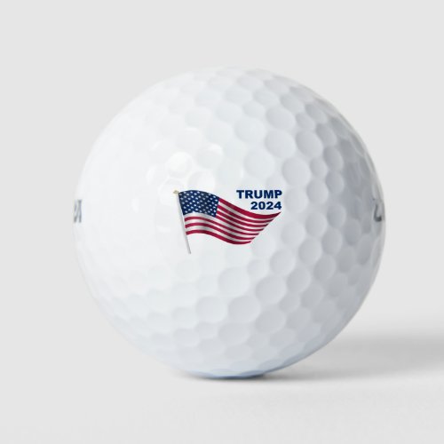 trump 2024 flag golf balls