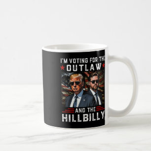 Trump 2024 Flag Outlaw Hillbilly J.d.vance 2024 Do Coffee Mug