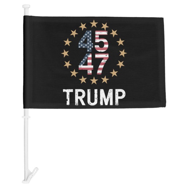Trump 2024 Flag Take America Back Trump 45 47  (Front)